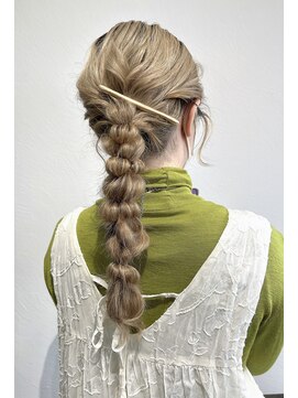 ロットアニバース(lott annibirth) 【髪質改善】ぽこぽこ編み下ろしヘア@mutsumi