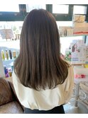 レイヤーカット/オリーブベージュ