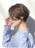 大人前下がりショート/丸みショート/イメチェン/30代40代50代