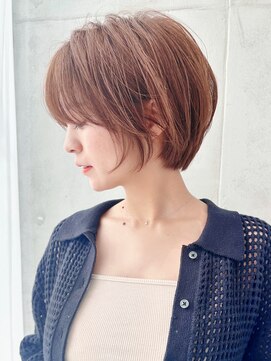 セイドット オモテサンドウ(Say. omotesando) say.ミニウルフチェリーレッドナチュラル可愛いショートボブ前髪