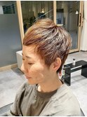 斜めバング/コンパクトショート/大人ショート