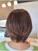 前下りショートボブ