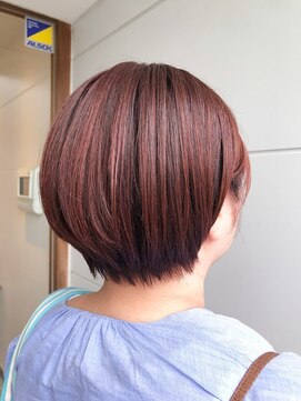 アントワープヘアー 知多半田駅前店(Antwerp hair) 丸みショートボブ×pink