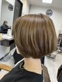 ヘアートルウィ(HAIR Tleu'i)&nbsp;ぼかしハイライト×ショートボブ◎お任せください^ ^