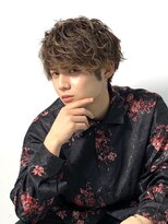 ランディ(RANDY)&nbsp;メンズ ラウンドマッシュ 波巻きパーマ 【RANDY】