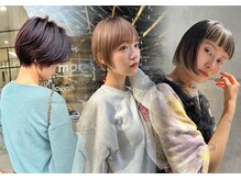 【ショート,韓国ボブ特化☆髪質改善も】［インナーカラー/ダブルカラー/ケアブリーチ/学割U24/韓国］