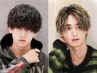 【初回】上甲 崇義/カット＋ケアパーマ＋トリートメント  ￥13500