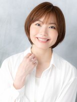 ヘアーリゾートパル(HAIR RESORT PAL)&nbsp;ツヤ髪透明感カラー前下がりショートd天王台20代30代40代
