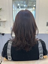 トッカ ヘアアンドトリートメント 難波店&nbsp;ハイレイヤーで動きたっぷりなバイオレットブラウン