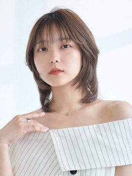 オーバーヘアー 長岡京店(over hair) 【over hair】ウルフヘア×顔周りレイヤー×シースルーバング