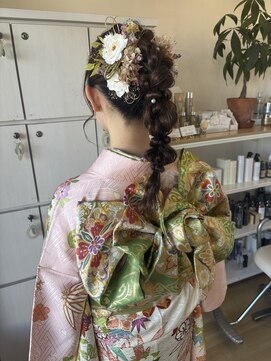 エジンバラ(ejinbara) 成人式スタイル《あみおろし》