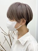 20代30代40代前下がり耳掛けショートボブ丸みショート◎