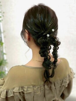 エクラ(e'clat)の写真/《盛岡/ヘアセット》推し活/結婚式/二次会/婚活イベントに★ヘアセットでSNS映えする自分に♪