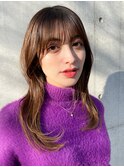 顔周りレイヤーフェイスレイヤー小顔レイヤー レイヤーカット