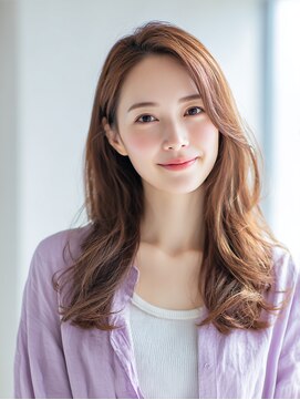 ニスル 上尾店(NISURU) 似合わせカット/大人ガーリー/ダークアッシュ/着物/上尾/上尾駅