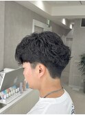 MEN’S HAIR/サーフカール/メンズ刈り上げセンターパート/仙台