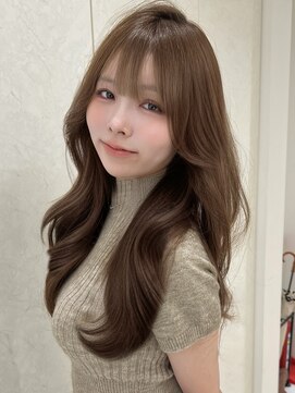 アイトーキョーエス 渋谷(AI TOKYO S) オリーブブラウンブリーチなしダブルカラー透明感暗髪レイヤー