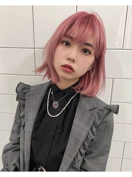 エヌプラスリタ 近鉄八尾(N+lita) 黒髪クラゲヘアーオリーブグレー小顔ココアベージュ