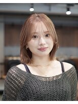 アンアミ キチジョウジ(Un ami Kichijoji)&nbsp;ミルクティーベージュ×くびれボブ　○堀越太真樹