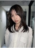 顔まわりレイヤー/レイヤーカット/韓国風ヘア
