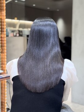 リール 銀座(R'EEL) 髪質改善/縮毛矯正/髪質改善カラー/暗髪グレージュ/銀座