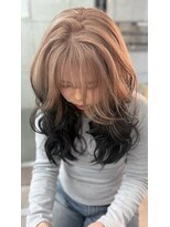 ラ キング(LA KING) 着物ヘア/大人ガーリー/ダークアッシュ/似合わせカット/栄