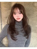 20代30代人気レイヤーカット韓国ヘアーワンホンヘアレイヤーボブ