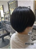 ナチュラル丸みショート