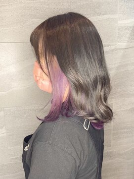 アムネシア 三軒茶屋(AMNESIA) イヤリングカラー/インナーカラー/フェザーバング【三軒茶屋】