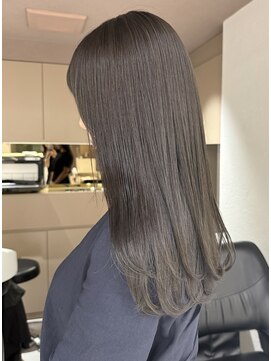 メゾンマイル 恵比寿(maison mile) オリーブグレージュ/透明感カラー/レイヤーカット/恵比寿駅