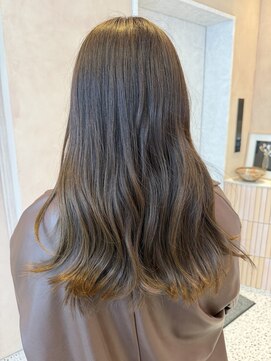 オン キャナルシティ博多前店(on) 【中里恵梨】柔らかいベージュカラー/艶カラー/ナチュラルカラー