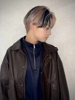 コエル(KOER)&nbsp;ブラックデザイン×ミルクティーセンターパート