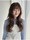 アンニュイヘア　ベージュカラー