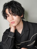 メンズヘアセンス 渋谷(MEN'S HAIR SENSE)&nbsp;ニュアンスパーマ/センターパート/メンズ/眉毛/フェザーパーマ