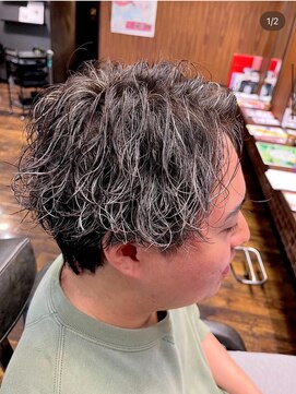 シャラク 羽広店(sharaku) メンズパーマ
