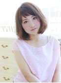 【ヘアジュレドゥ 花井】 甘可愛い☆ふわミディ