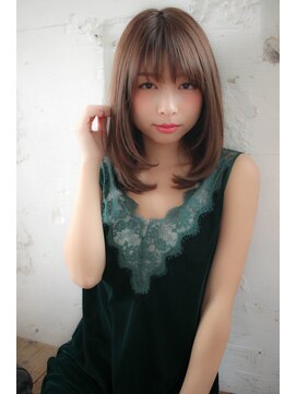 ノット 表参道青山(knot) エアリー感のある王道ワンカールセミディ