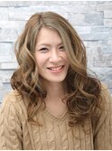 透明感を実現したアッシュブラウン
