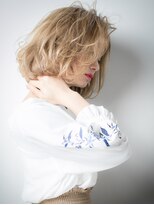 カバーヘア ブリス 北浦和(COVER HAIR bliss) 個性的外国人風アシンメトリー小顔大人ボブw北浦和10代20代30代