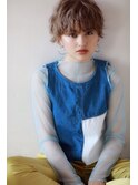Chlom☆新宿 ハイライトベージュイルミナカラーマッシュショート