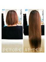 プルエクステのお店ネクスト(NEXT)&nbsp;#プルエクステ#ショート#ロング#ブラウン系#八王子