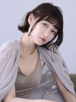 ロアーヘアー オペラオー 折尾店(RAWR hair Opera O)&nbsp;【RAWR】切りっぱなしボブ_外ハネスタイル