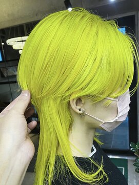 ビートス(BEAT S) 【BEAT S】 ネオンイエロー/ケアブリーチ/伏見/矢場町/栄