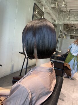 シェリム 栄(CHERIM) ぱっつんミニボブ　髪質改善　トリートメント