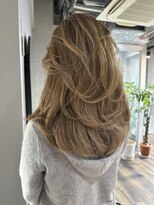 リバレッジ 白金(Leverage) 白髪ぼかしハイライトレイヤーカット 40代50代【白金/目黒】濱口