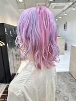 ニュート(Neut )&nbsp;ホワイトピンク×ペールブルー/ハイライト/ポイントカラー