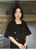 【 三浦真穂 】 ミディアムボブ　パーマ