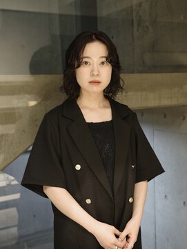 ネロ ヘアサロン 渋谷(NERO HAIR SALON) 【 三浦真穂 】 ミディアムボブ パーマ