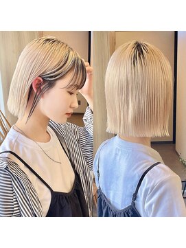 サンド 表参道(sand) 表参道ダブルカラーブリーチインナーカラー10代20代30代