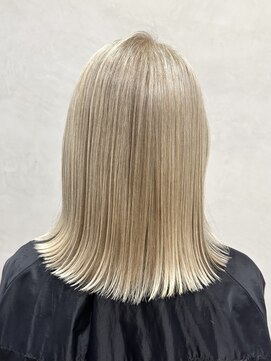 ネックス 表参道本店(nex) nex表参道明るい白髪染めナチュラルベージュ30代40代50代60代